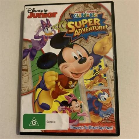 Disney Mickey Mouse Clubhouse Super Adventure Dvd 2014 Region 4and2