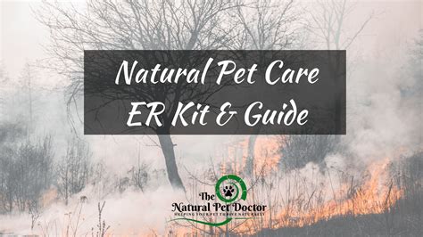 Natural Pet Care Er Kit Your Ultimate Guide To Emergency Preparedness