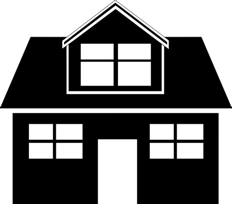 Sort Hjem Hus · Gratis Vektor Grafik På Pixabay