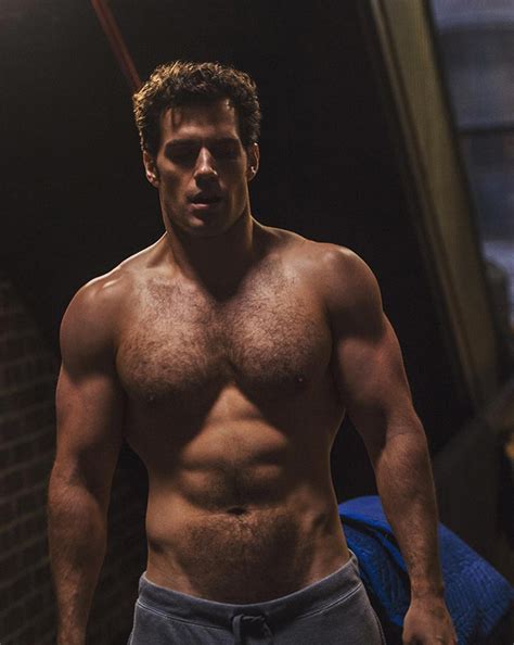henry cavill is shirtless and more muscular than ever e news
