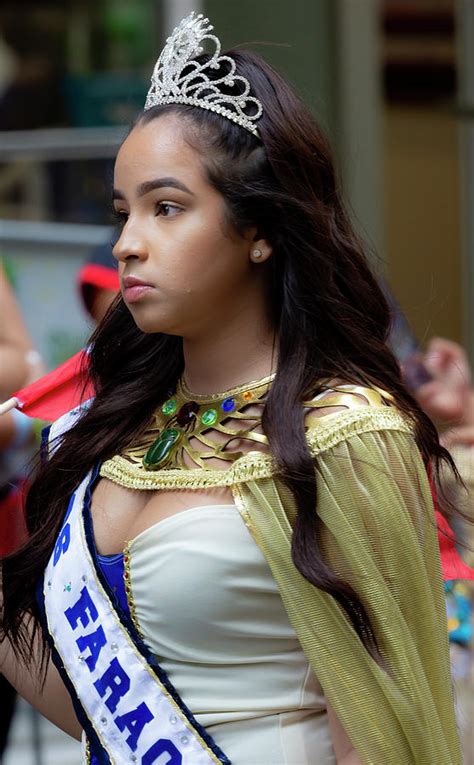 Dominican Day Nyc Teen Beauty Queen Photograph By Robert Ullmann