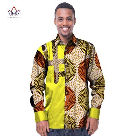 Trending Men African Fashion Dashiki Design Print Shirt