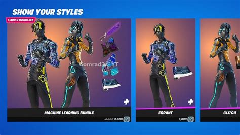 Fortnite New Wrap Skins Machine Learning Bundle In The Item Shop