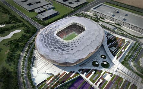Download Wallpapers Qatar 2022 Qatar Foundation Stadium Ar Rayyan