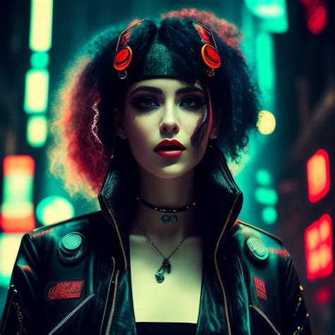 Addison The Analog Beauty Of A Cyberpunk Rebel