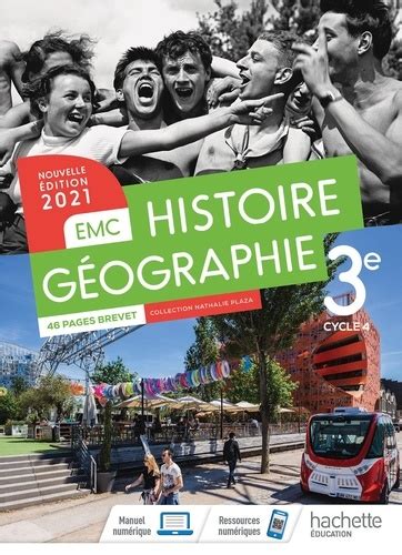 Histoire Géographie Emc 3e Cycle 4 De Nathalie Plaza Grand Format