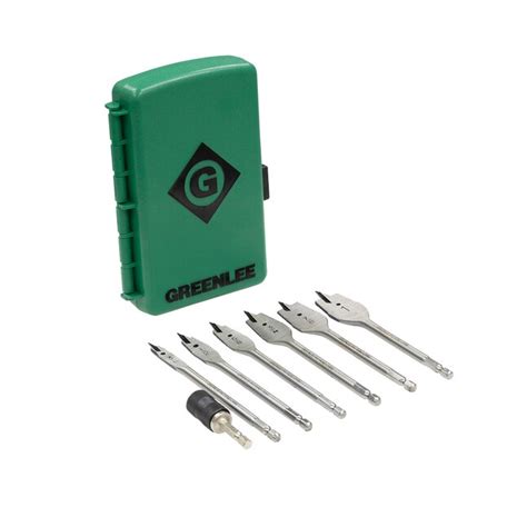 Greenlee 7 Piece X 6 In Woodboring Self Feed Drill Bit Set In The