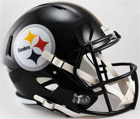 Here, american football helmets are assessed using the star evaluation system. Pittsburgh Steelers Speed Replica Football Helmet | Gameday Connexion - Sports Memorabilia ...