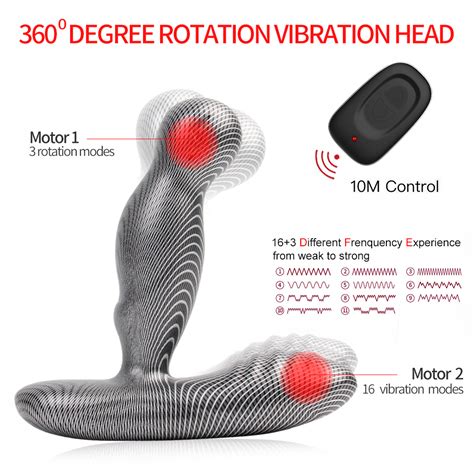 Hot Sale Prostate Toy Wireless Remote Control Vibrator Usb Charging 360
