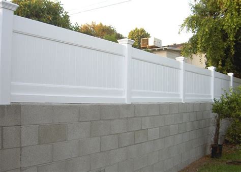 Privacy fence, fence toppers, wall toppers, fence extension, los angeles. Southland Vinyl block wall extensions 310-978-9800 Perfect ...