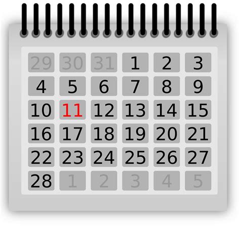 Clipart Calendar