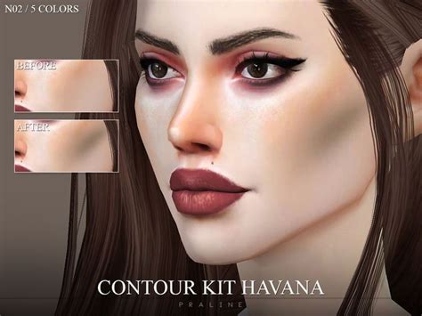 Contour Blush In 5 Colors Found In Tsr Category Sims 4 Female Blush