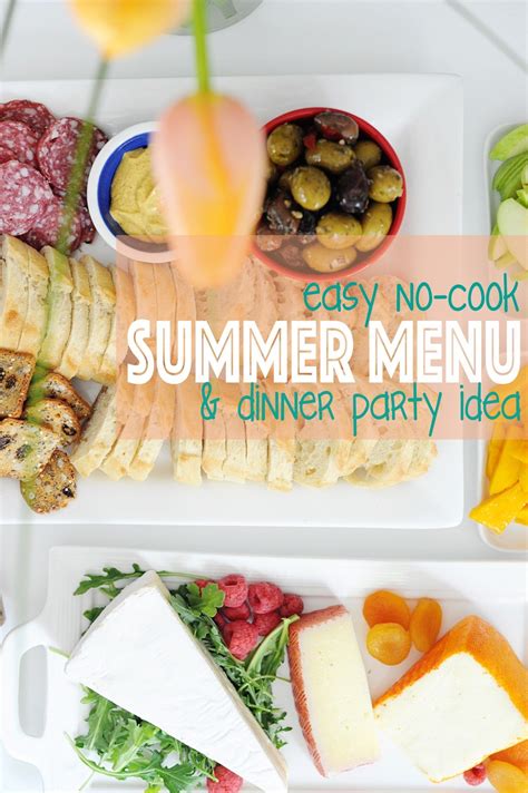 Holiday menus for any party size. Best Summer Dinner Party Menu Idea | Summer dinner party ...