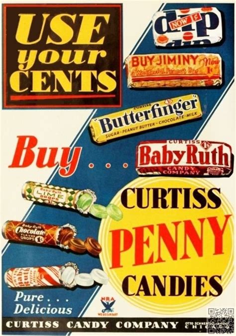 Penny Candy Nostalgic Candy Vintage Ads Penny Candy