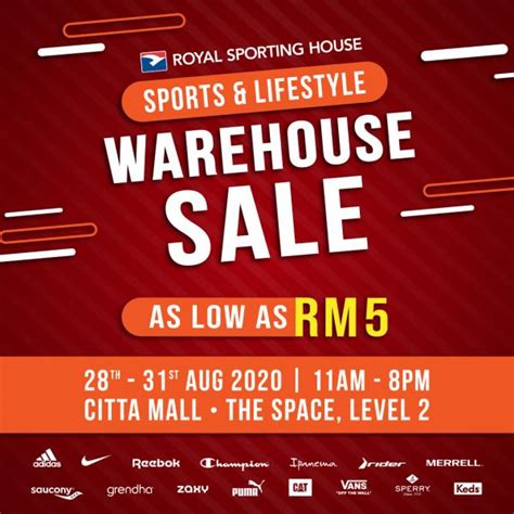 Majuhome concept citta mall address: Royal Sporting House Mega Warehouse Sale As Low As RM5 at ...