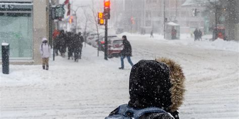 Environment Canada Has Issued A Snowfall Warning As Montreal Braces For