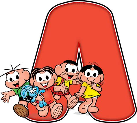 Alfabeto Turma Da Monica Png