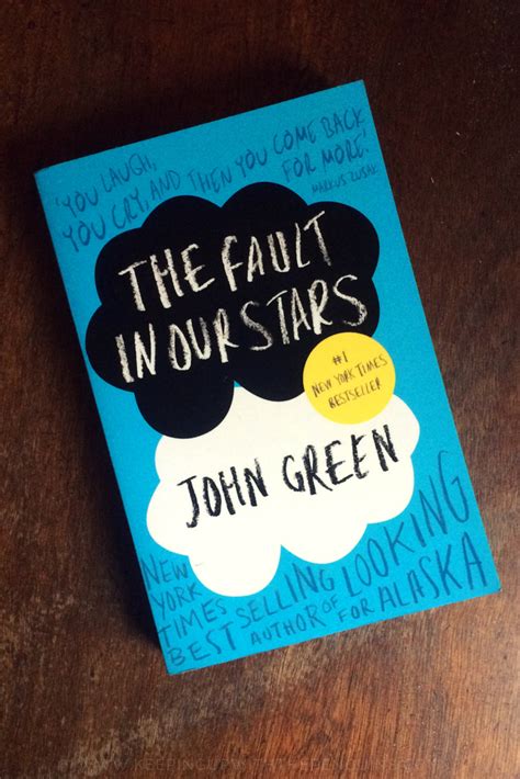 The Fault In Our Stars Book Cover The Fault In Our Stars I Started To Read It