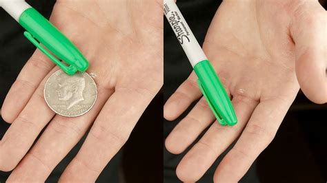 Visual Pen To Coin Trick Tutorial Therussiangenius Youtube
