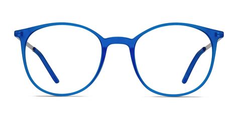 Tangent Round Blue Glasses For Women Eyebuydirect