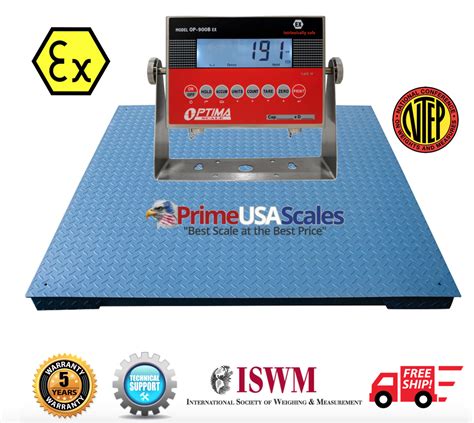 OP B EX NTEP X Certified Explosion Proof Floor Scale Lb Capacity Floor Scales