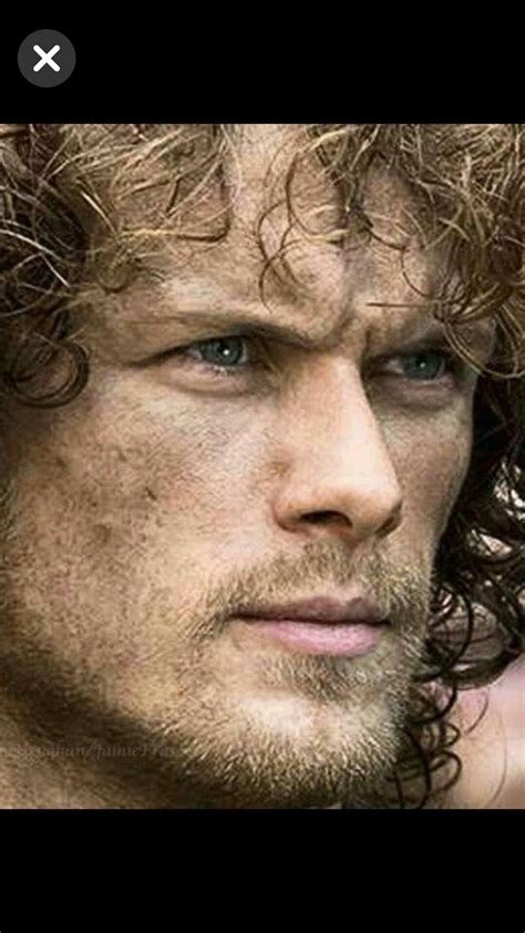 Sam Heughan James Fraser Outlander Fire Eyes Jamie And Claire Jamie