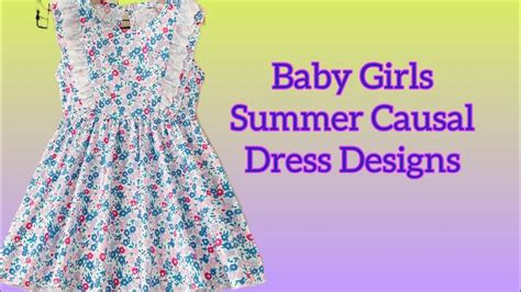 Latest Summer Casual Dress Design For Baby Girl 2023 And Latest Kids