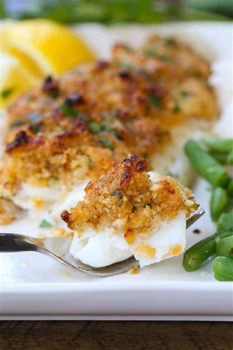 Parmesan Crusted Haddock Easy Baked Haddock Recipe Manttlement