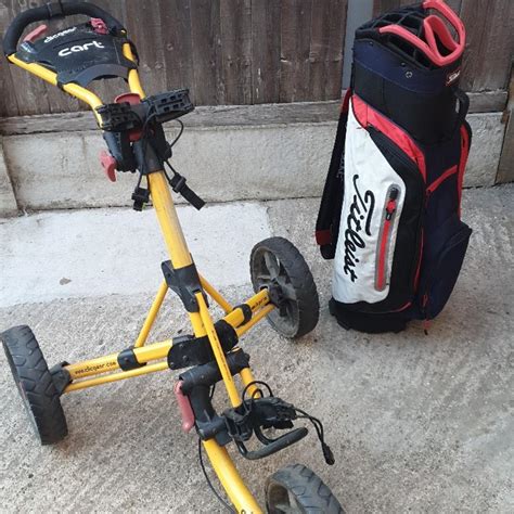 Golf Trolley And Titleist Cart Bag In Ch8 Walwen For £8000 For Sale