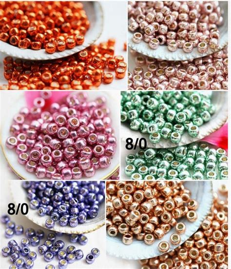 Orange Seed Beads Size 80 Japanese Toho Glass Beads