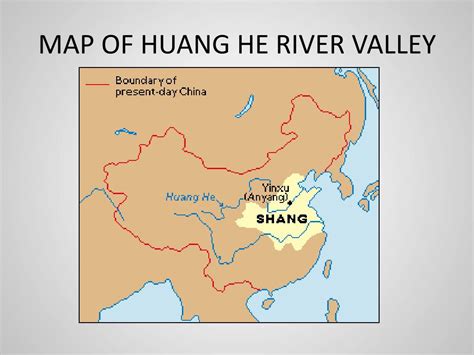 Huang He River World Map Map