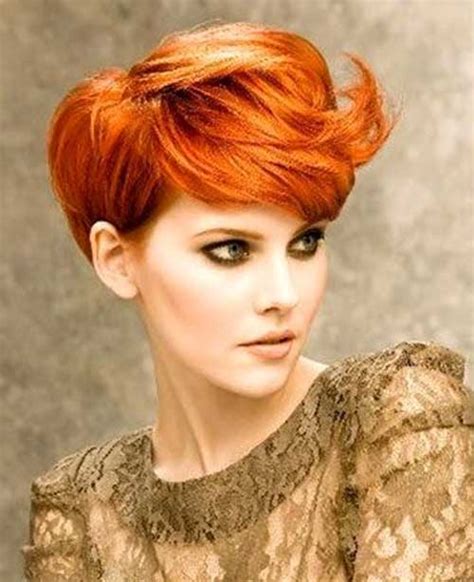 If we have short ginger hair, then we can have a messy bun or have up half down ponytail, it is cute and chic. Images Of Short Hair Cuts | Short Hairstyles 2017 - 2018 ...