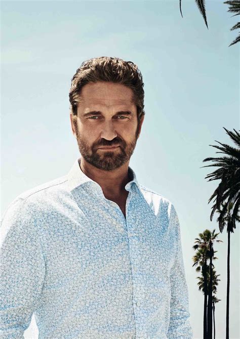 My friends call me gerry. Gerard Butler 2019 OLYMP Campaign | The Fashionisto