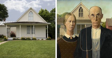 How A Very Paintable House Inspired ‘american Gothic A Modernist