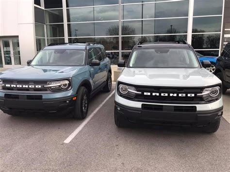 The new bronco's crossover cousin is live on ford's configurator, so we immediately headed over to build our dream bronco sport suvs. Area 51 vs Cactus Gray Bronco Sport side-by-side ...