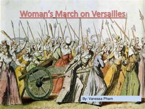 The Womens March On Versailles