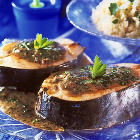 Recette thon poêlé au beurre de persil