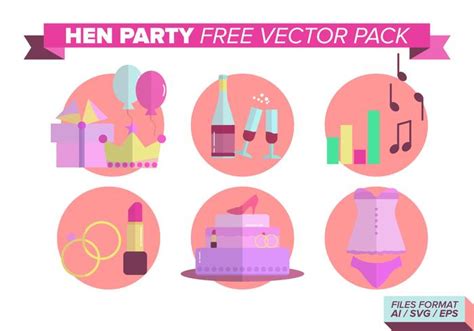 Hen Party Free Vector Pack Download Free Vectors Clipart Graphics