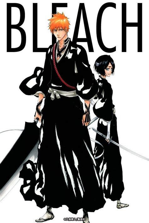 Bleach Ichigo Kurosaki And Rukia Kuchiki By Thedudebleachdeviantart