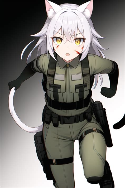 Cursed Petite Military Catgirl By Bepistg On Deviantart