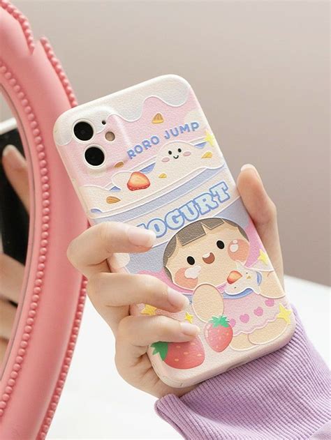 Cute Iphone Cases Aesthetics Kawaii Japanese Yogurt Baby Iphone Case