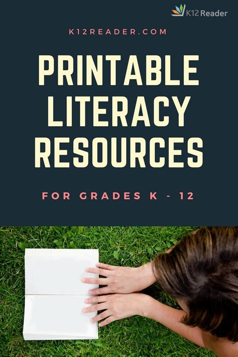Free Printable Literacy Resources For Grades K 12 Visit