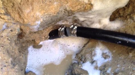 This may present itself as a fracture within. Inground pool water leak in main drain, how to repair ...