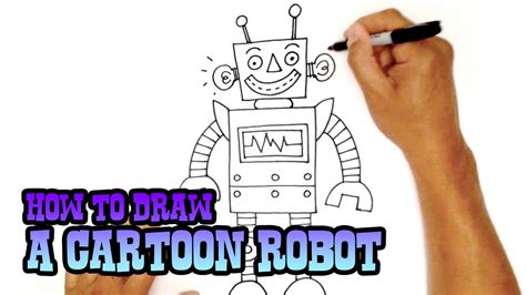 The readers of easydrawingart.com often asked us to show how to draw a robot, and as you can see, this instruction is ready. How to Draw a Cartoon Robot from Cartooning4Kids | C4K ...