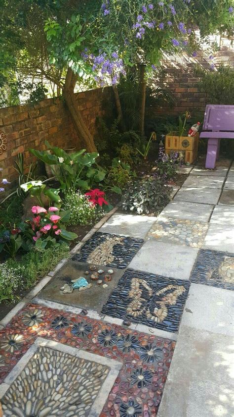 Pebble Mosaics By Sp Botha Owner Of Designer Gardens Landscaping