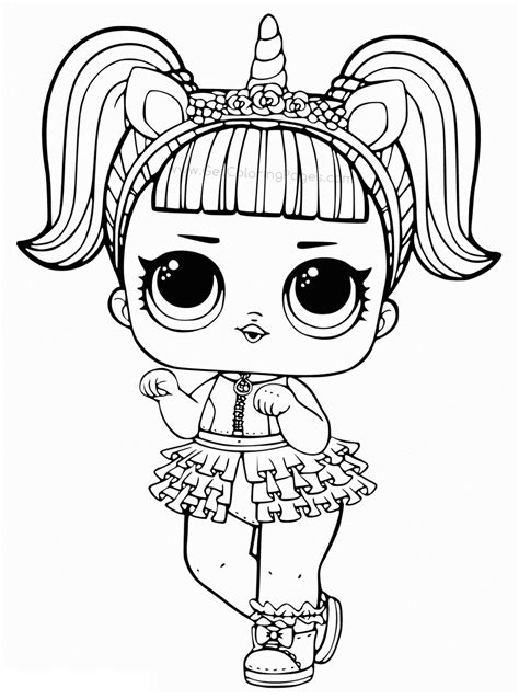 Lol Surprise Dolls Coloring Pages Print Them For Free All The Series