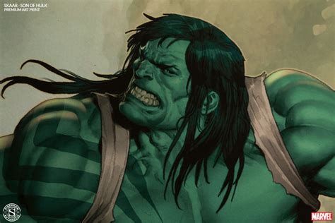 From the world war hulk event, skaar, the son of hulk comes to life in his own series! Marvel Skaar Son of Hulk Premium Art Print by Sideshow ...
