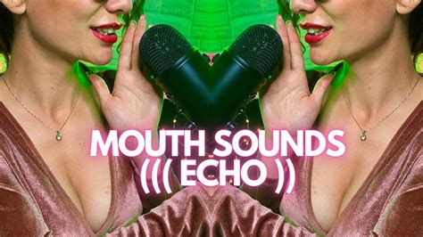 Asmr Echo Effect Mouth Sounds 👄 Tongue Clicking 👅 Hand Movements Youtube