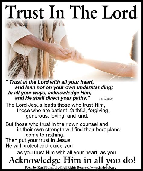 Trust In The Lord Trust In Jesus Faith In God Trust God Christian