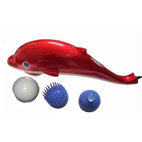 Plastic Red Dolphin Body Massager At Rs 380piece In New Delhi Id 17936995862